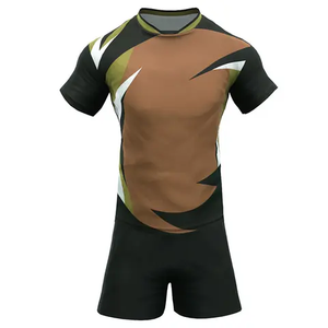 Conjunto de uniformes de equipo de rugby al por mayor, uniforme de rugby de alta calidad, uniforme de rugby de secado rápido con logotipo personalizado - Product Image 1