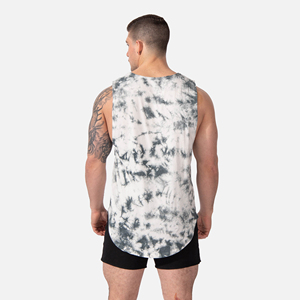 Vente en gros de débardeurs avec logo personnalisé pour hommes, meilleure qualité d'impression par transfert de chaleur, OEM personnalisé, tricoté respirant 100% coton - Product Image 3