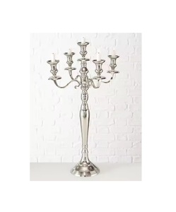Hot Selling Customized Size 5 Arm <b>Candelabra</b> <b>Black</b> Aluminum Metal Wedding Decoration Tabletop Home Decor for Christmas - Product Image 2