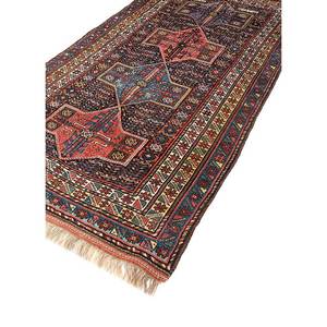 Alfombra de Lana Anudada a Mano Kiaan 9x12, Rectangular, Geométrica, Rosa y Morada, para Decoración de Sala de Estar o Pasillo - Modelo Paem-611 - Product Image 2