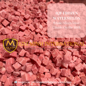 แตงโมแช่แข็งธรรมชาติ100% บรรจุจำนวนมากจากเวียดนาม iqf - Product Image 1