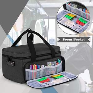 Estuche de Transporte Negro para la Mayoría de las Recortadoras de Cabello Estándar, Bolsa para Accesorios de Corte de Cabello, Solo el Estuche para Herramientas de Recortadora de Cabello - Product Image 5