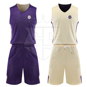 Uniforme de baloncesto reversible de moda para hombre superventas de talla grande, uniforme de baloncesto reversible estampado de alta calidad - Product Image 1