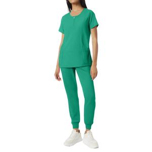 Conjuntos de uniformes médicos de enfermería personalizados de buena calidad al por mayor - Product Image 1