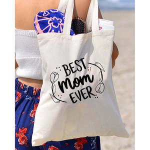Sac fourre-tout personnalisable « Meilleure maman » – Cadeau idéal pour les mamans - Product Image 5