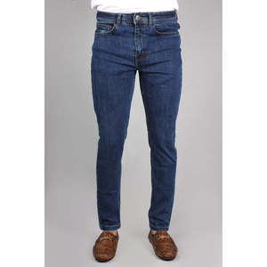 Jean cargo vintage pour homme avec logo personnalisé, taille haute, coupe droite, décontracté, mi-saison, en denim délavé foncé/clair/coloré, ODM - Product Image 1