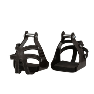 Étriers d'équitation professionnels en aluminium pour la sécurité équestre, antidérapants, avec protection des chevilles - Product Image 4