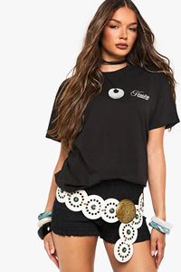 2025 surdimensionné 100% coton T-Shirt pour femmes et hommes 240GSM Premium couture qualité personnalisé Streetwear pour impression numérique - Product Image 3