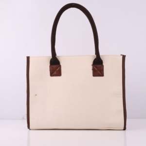 <b>Personalised</b> Ladies Tote Bag with Butterfly Embroidery Zipper Closure for Daily Use All Seasons-for Summer Autumn Winter Spring - Product Image 4