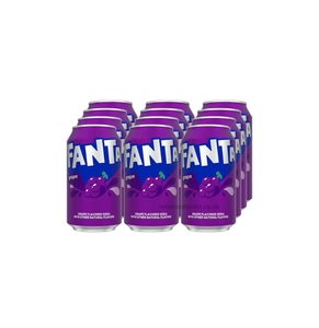 Fanta US Grape Soda authentique, 12x355ml, canettes, saveur raisin américaine importée, sans caféine, boisson gazeuse, vente en gros, approvisionnement en vrac - Product Image 3