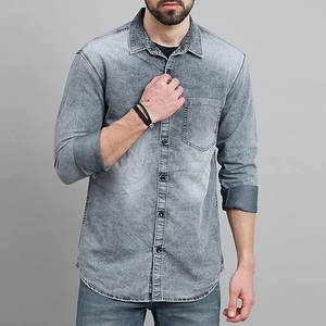 Hot Selling <b>Men</b> <b>Jeans</b> <b>Shirts</b> Lightweight <b>Men</b> <b>Jeans</b> <b>Shirts</b> High Quality Design <b>Men</b> <b>Jeans</b> <b>Shirts</b> - Product Image 4