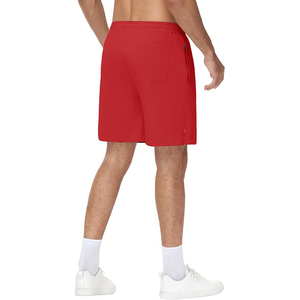 Pantalones cortos de algodón para hombre, tacto suave, silueta relajada, cintura elástica, ropa informal para estar en casa, gimnasio, verano - Product Image 4
