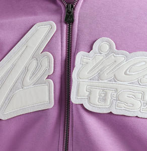 2025 nouvelle mode Top vente Logo personnalisé à capuche brodé conception solide lavage à l'acide Technique bon matériel saison d'hiver - Product Image 5