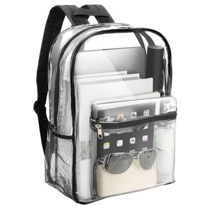 Clear <b>Backpack</b> Wholesale School <b>Backpack</b> for Custom Logo Clear Plastic <b>Backpack</b> Products Vietnam - Product Image 3