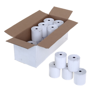 Rollo de papel térmico de caja registradora 57mm 80mm 80x60mm para papel de impresora 3 1/8x230 rollo de papel de impresora térmica gratis en - Product Image 1