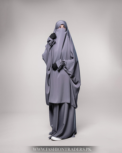 Abaya Jilbab classique en polyester respirant fait à la main pour femmes musulmanes, vêtements islamiques modestes, vente en gros auprès du fournisseur d'usine - Product Image 5