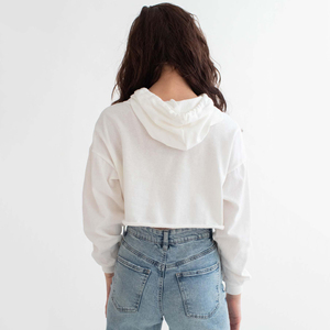 Sudaderas Cortas de Alta Calidad para Mujer, Cortavientos, Tejidas, para Invierno, Ropa Urbana, Hip Hop, Servicio OEM Frontal - Product Image 6