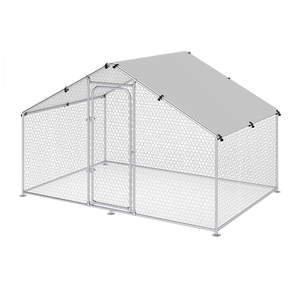 Recinzione Modulare Resistente e Anti-Lupo Fai-da-Te, Set per Pollaio Esterno in Metallo Grande con Barriera Accessibile - Product Image 2