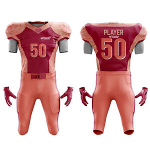 Uniformes de football américain de qualité supérieure Designs personnalisés Impression américaine respirante à séchage rapide sublimée - Product Image 3