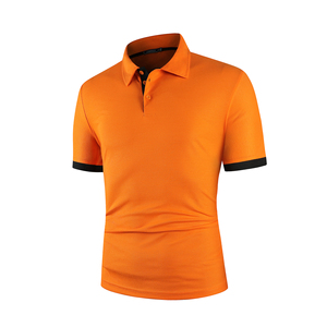 Polo à Manches Courtes pour Homme, Décontracté, Mince, Couleur Unie, Respirant, Évacuation de l'Humidité, Nouvelle Mode d'Été - Product Image 5
