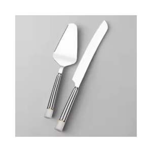Stylish Look Metal <b>Cake</b> <b>Server</b> Set Dessert Knife Wedding Partyware Kitchen Dining Tableware Pastry Serving Tool - Product Image 1