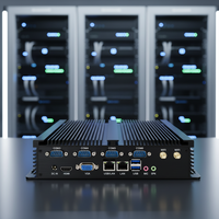 Mini PC Industrial Compacto y Portátil de 8 Pulgadas con Pantalla Táctil, Intel N100/N97, DDR4, SSD, WiFi 6, HDMI, USB 3.0, Sin Ventilador
