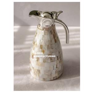 Tetera de Alta Calidad con Incrustaciones de Madreperla, Estilo Árabe, para Té y Café, Jarra Decorativa con Incrustaciones de Concha, por Candid mfg co - Product Image 1