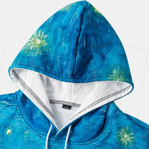 Última colección de invierno Suministro al por mayor de sudaderas con capucha de sublimación de tamaño personalizado Patrón con capucha más vendido - Product Image 3