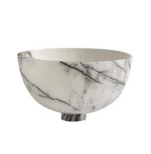 Bol à fruits en marbre naturel dernière pièce bol de décoration de vaisselle de ménage moderne et élégant à un prix abordable - Product Image 6