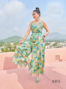 Recién lanzado, colección de monos de seda Modal con estampado multicolor para adolescentes de Dhwaja Export para otras ocasiones - Product Image 4