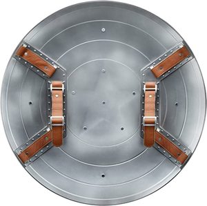 Escudo de capitán moderno y duradero en escudo de metal a precio al por mayor Metal de nuevo aspecto en bajo Moq y precio para niños - Product Image 3