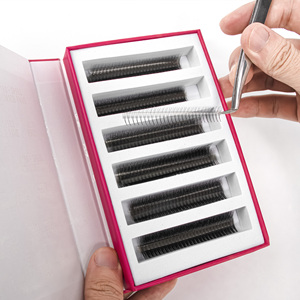 CharmLash promade fans <b>lash</b> <b>extension</b> promade <b>lash</b> <b>extension</b> fans brown <b>extension</b> <b>lashes</b> mixed length stable curl comfortable - Product Image 1