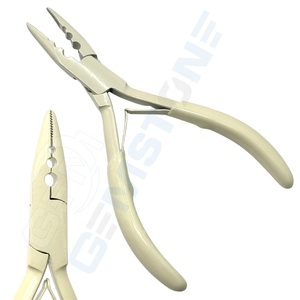 Wholesale 3 Hole Hair <b>Extension</b> Micro <b>Beads</b> Closer Plier 5.5 Inch – Stainless Steel Nano Ring Closing Tool - Product Image 1