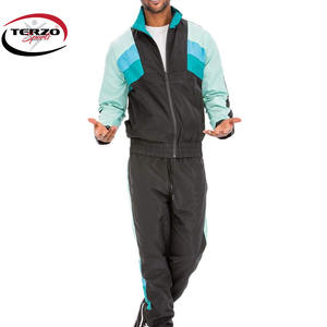 Terzo Sports Chándal cortavientos transpirable ligero ecológico informal para hombre de talla grande estampado cómodo - Product Image 5