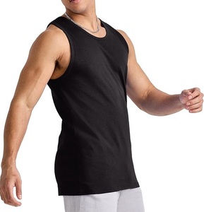 เสื้อกล้ามผู้ชายสไตล์ใหม่เสื้อกล้ามผู้ชายผ้าฝ้าย100% สีตามสั่งปริมาณ - Product Image 2