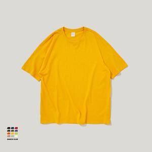 T-shirt pour homme grande taille M&O, 100% coton, col rond, manches courtes, couleur unie, jersey décontracté, design respirant - Product Image 3