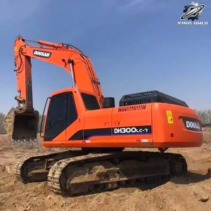 Excavadora Usada Doosan DH300 de 30 Toneladas con Cucharón de 1.4m³, Marca Coreana Original, Excavadora de Construcción Grande sobre Orugas, Bajo Número de Horas, Certificación CE - Product Image 3