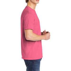 Spandex/poliéster Color sólido manga corta Casual suelto Regular Fit alta calidad personalizado mejor diseño de punto deportivo - Product Image 2