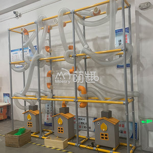 Moetry Air Maze Bufanda Shooter Niños Museo de Ciencias Exposiciones Tubo de aire Juego de pared <span class=keywords><strong>para</strong></span> interiores <span class=keywords><strong>para</strong></span> niños - Product Image 3