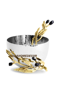 Wholesale Double Wall Aluminum Metal Bowl Disposable Gold Silver Plating Customized Logo Modern Business Gifts Fashionable - Product Image 5