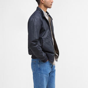 Veste de moto en coton ciré pour homme, de qualité supérieure, style classique vintage, veste de motard, fabrication sur mesure, 100% coton, veste d'hiver - Product Image 2