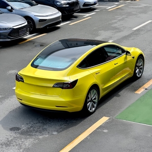 Film vinyle de protection de voiture en PET cristal jaune maïs 1,52x18m, film professionnel brillant pour masquage de peinture automobile, rouleau d'autocollants - Product Image 3