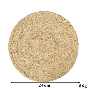 High Quality Unique Classic Eco-friendly Woven Straw Mat Bamboo <b>Coasters</b> <b>Set</b> Wedding Decorative Rattan <b>Placemat</b> for Kitchen - Product Image 3