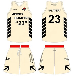 OEM High Quality Unisex Basketball Jersey Uniforms Set Digital Printed Sportswear in Plus Size Polyester Wholesale - Product Image 5