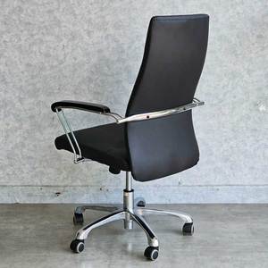 MFB011 Swivel Lift Office <b>Chair</b> Adjustable Height Faux Leather Upholstery Modern Design Aluminium PU Adjustable Headrest - Product Image 6