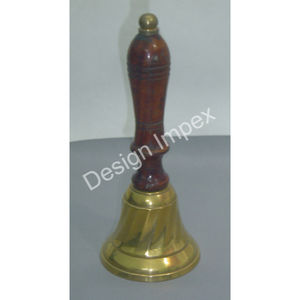 Cloche en laiton détaillant la main graver la conception de cloches de luxe cloche décorative en gros pour les décors de mariage et de noël - Product Image 2