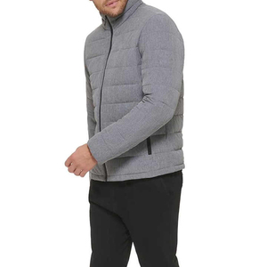 Chaqueta acolchada de bombardero con estilo y peso ligero de calidad superior para hombre, chaqueta acolchada transpirable de calle alta con cuello levantado, superventas de alta calidad - Product Image 4