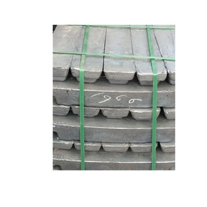 Lingotes de Antimonio, Aleación 99% Pura Sb99.9, Barras Metálicas, Origen ZA, Estándar Nacional, Empacado en Pila, Correas Verdes, No Secundario - Product Image 1