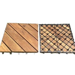 Vietnam Acacia Wood Garden & Bathroom Interlocking Waterproof Anti-Slip Contemporary Design Patio Tiles <b>Flooring</b> - Product Image 5