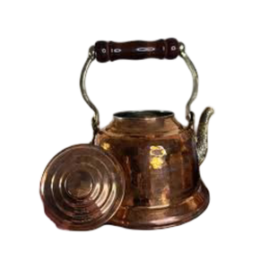 Carafe à thé en métal, carafe à eau, vaisselle, carafe décorative en cuivre avec poignée en laiton, style traditionnel, carafe et pot de luxe - Product Image 2